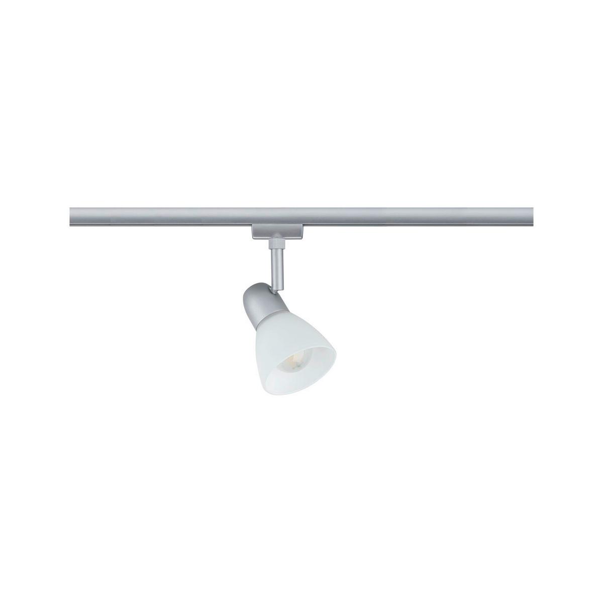 Schienensystem-strahler 96986 Urail Caps - Chromfarben/Opal, Design, Glas/Metall (8,3/14,8cm) - Paulmann