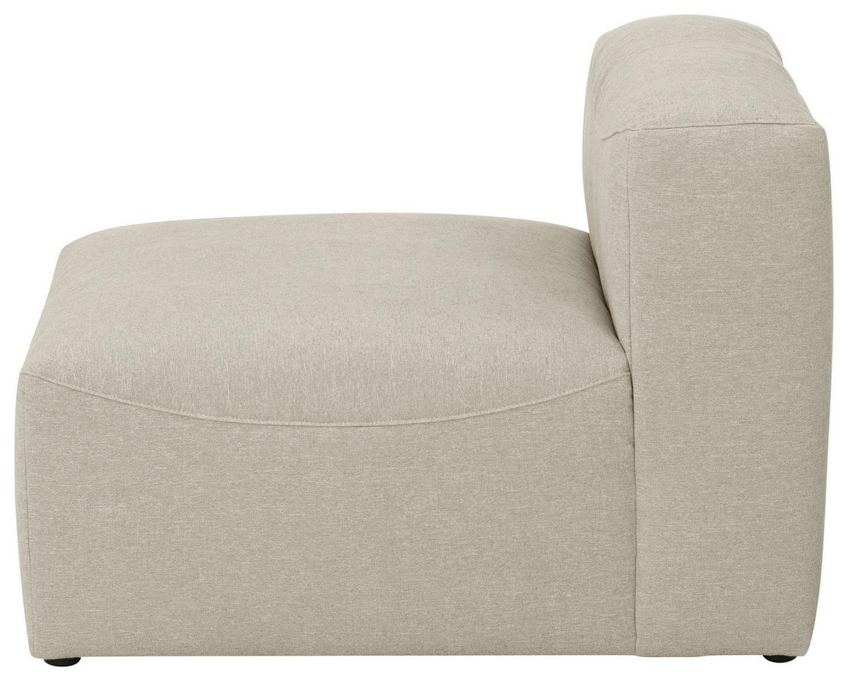 Sofaelement Lena Creme Flachgewebe - Creme, Design, Textil (75/73/100cm) - Max Winzer