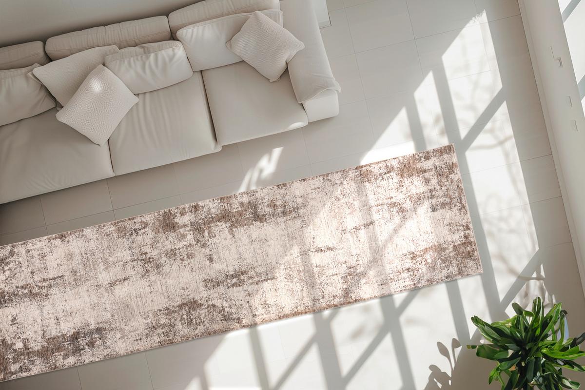 Läufer MY BELLA - Taupe, Design, Textil (80/300cm) - Obsession