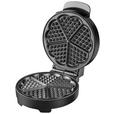 Waffeleisen Wilma 1000 W mit Temperaturregler - Schwarz, KONVENTIONELL, Metall (25,2/9,8/20,2cm) - Bono