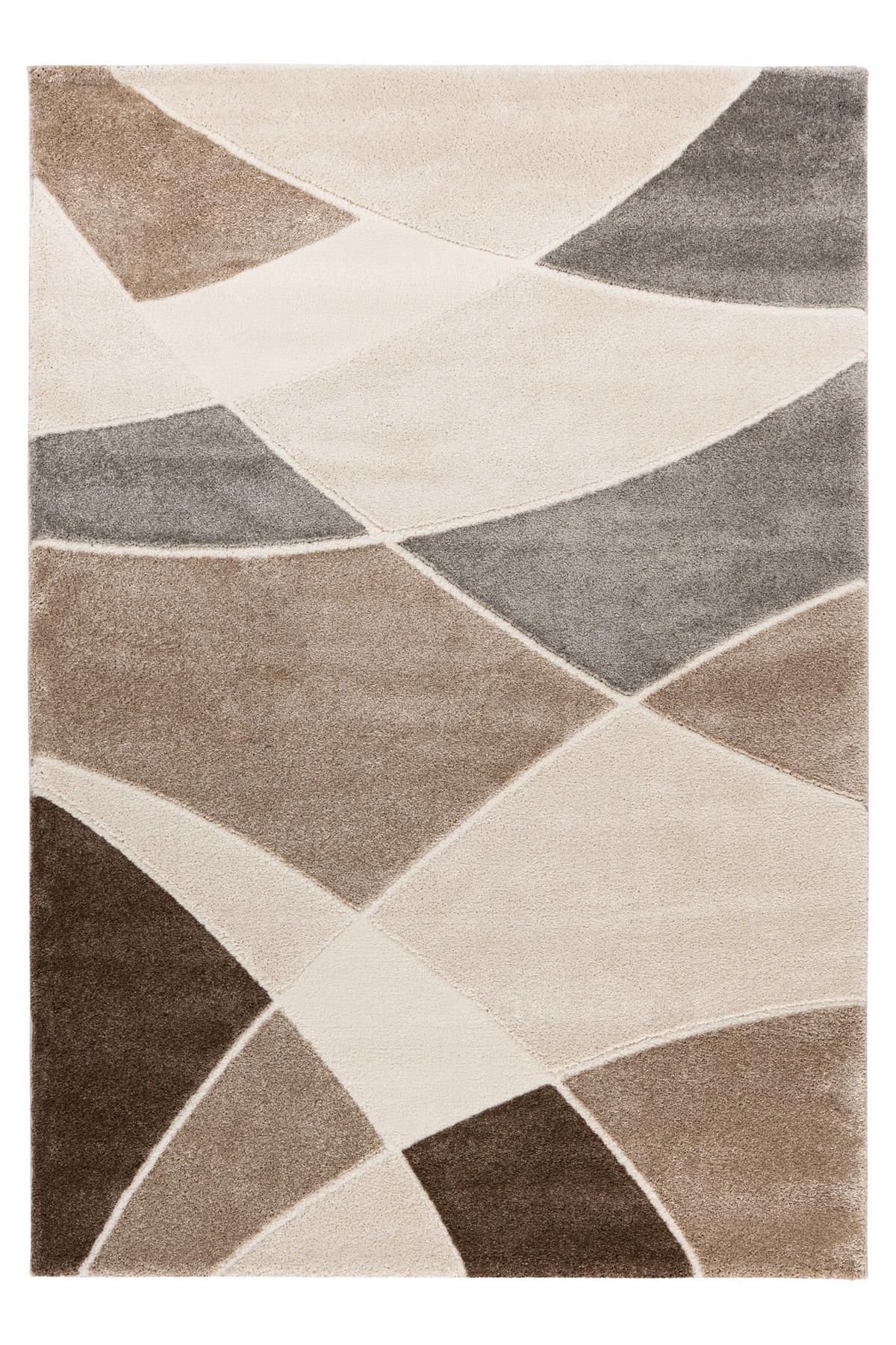 Flachwebteppich My Frisco 282 - Taupe, Basics, Textil (80/150cm) - Obsession