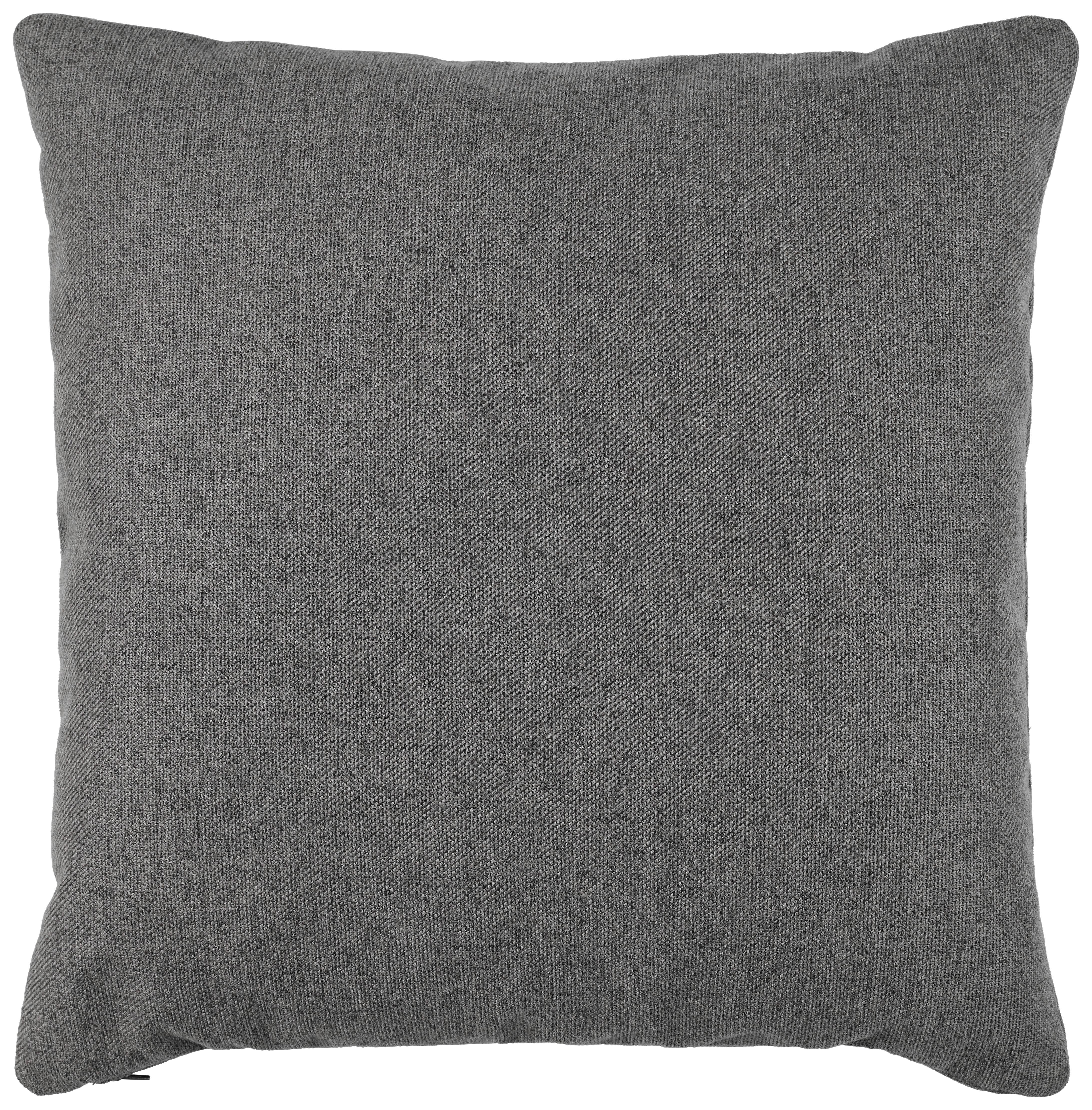 Polštář na sedačku TRENDY, antracitová, cca.55x55 cm - antracitová, Moderní, textil (55/55cm) - Premium Living