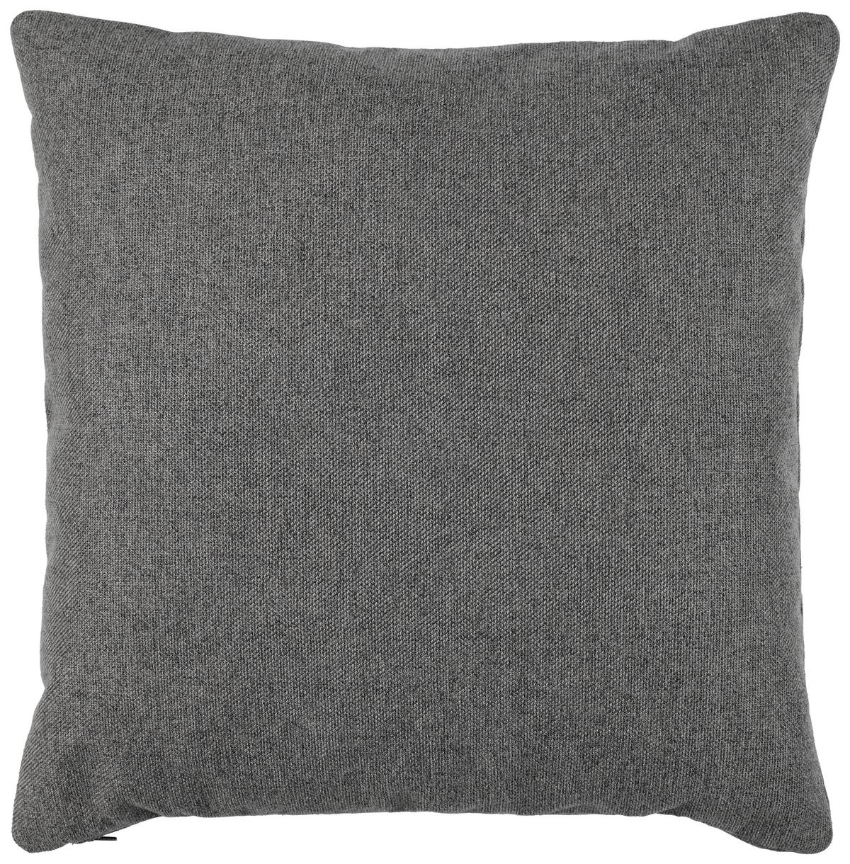 Polštář na sedačku TRENDY, antracitová, cca.55x55 cm - antracitová, Moderní, textil (55/55cm) - Premium Living