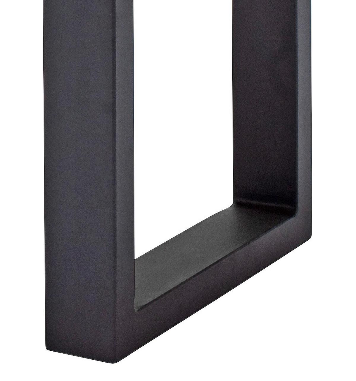 Couchtisch Holz Massiv Cartagena, Akazie/Anthrazit - Anthrazit/Akaziefarben, MODERN, Holz/Metall (75/45/75cm)