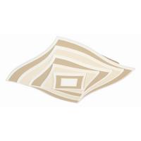 LED-Deckenleuchte Hero Schwarz B: 50 cm - Schwarz, Design, Metall (50/50/7.6cm) - Fischer & Honsel