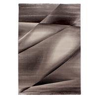 Flachwebteppich Miami - Braun, Design, Textil (140/200cm) - Novel