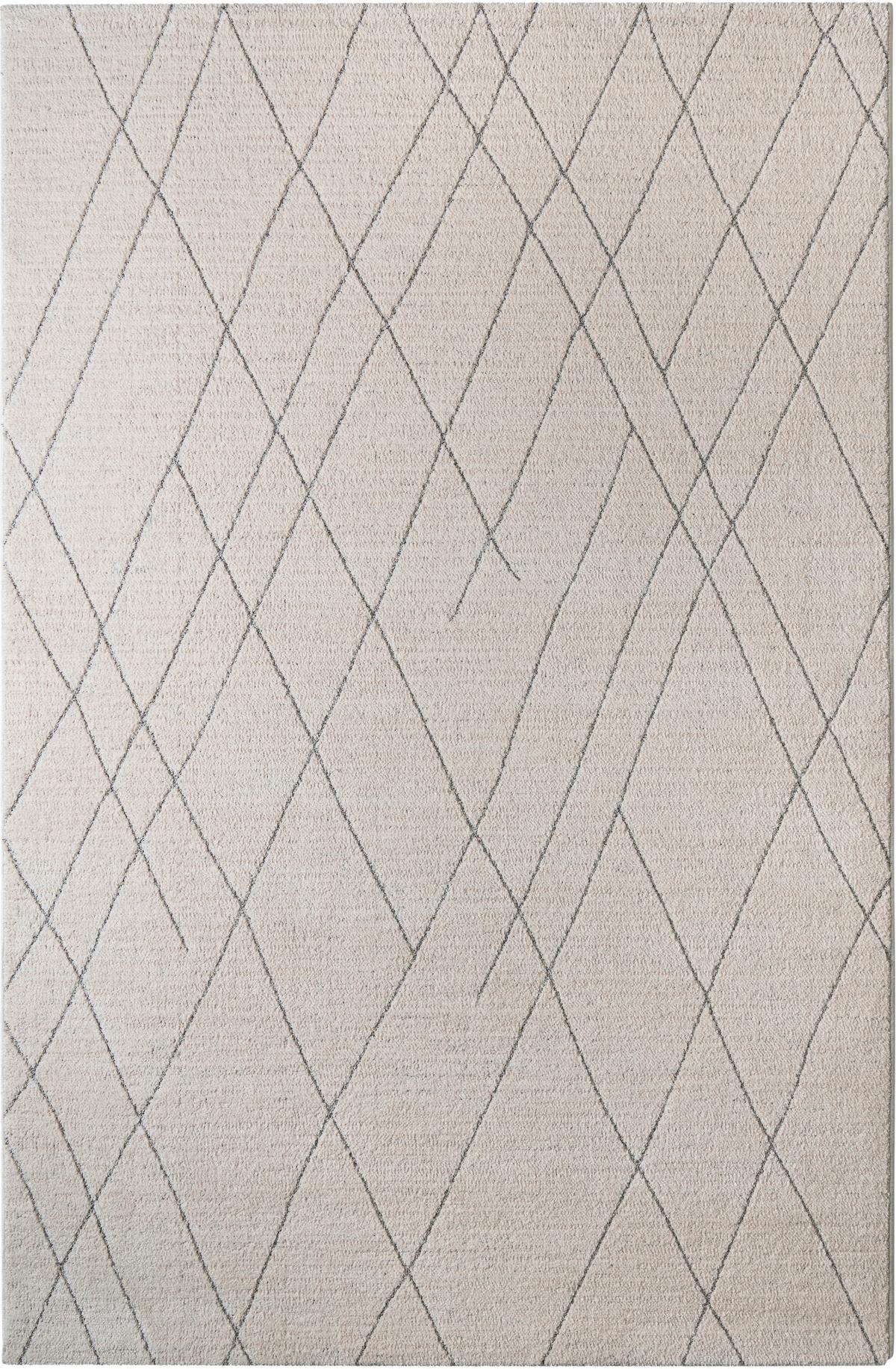 Webteppich Creme/beige Rita 80x150 Cm - Beige/Creme, ROMANTIK / LANDHAUS, Textil (80/150cm) - James Wood