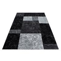 Webteppich Schwarz Naturfaser Hawaii 160x230 cm - Schwarz, KONVENTIONELL, Textil (160/230cm)