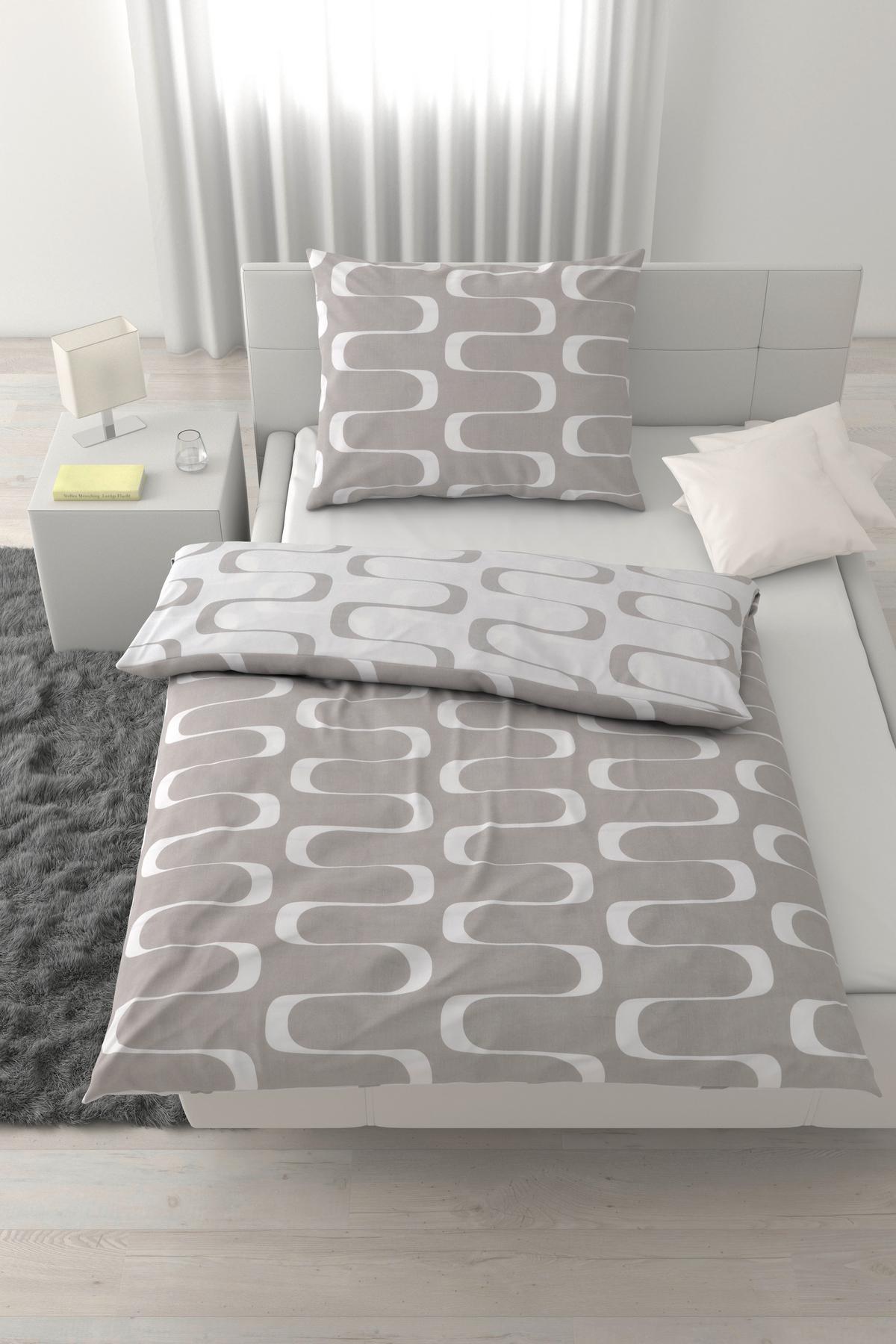 POSTEĽNÁ BIELIZEŇ TINA WENDE - sivá, Lifestyle, textil (140/200cm) - Mömax