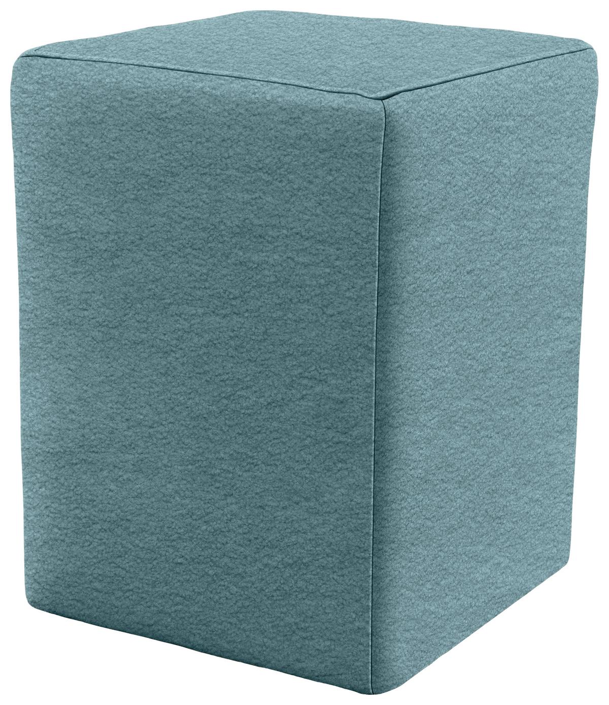 Hocker Looks Xx - Türkis/Silberfarben, Design, Textil (38/47/38cm) - LOOKS by W.Joop