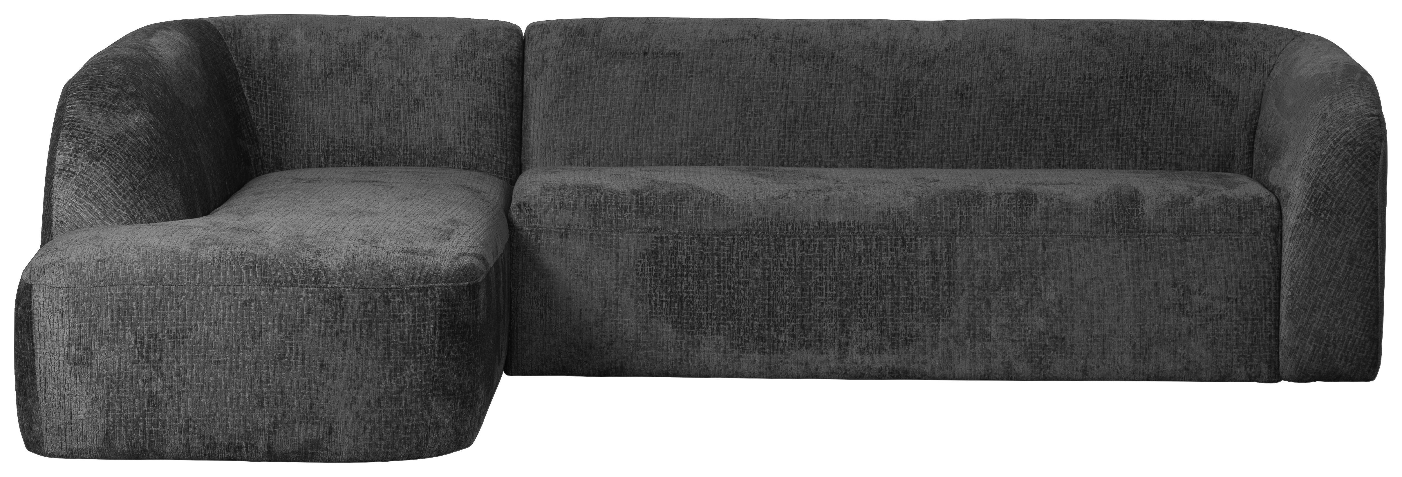Ecksofa Sloping Anthrazit S: 225x274cm - Anthrazit, Design, Textil (225/274cm) - Livetastic