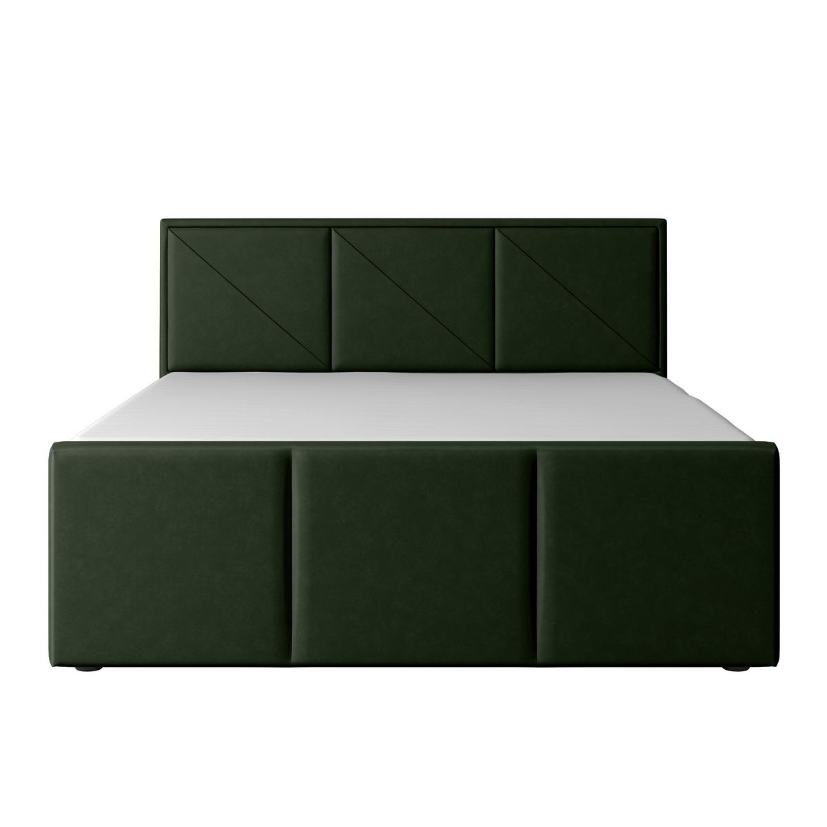 Boxspringbett Bologna 180x200 cm Grün - Grün, MODERN, Holz/Kunststoff (180/200cm) - MID.YOU