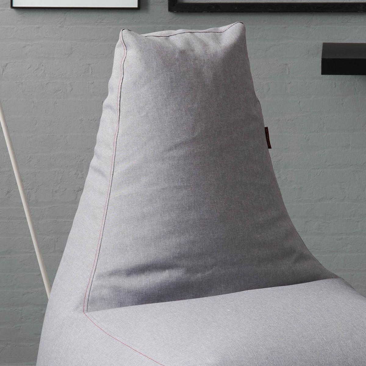 Sitzsack Tina B: ca. 70 cm Grau - Grau, Basics, Textil (70/95/100cm) - Ondega