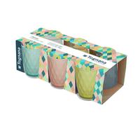 Pohár Szett Enny 6 Darabos - többszínű, Basics, Üveg (29.5/10.5/15cm)