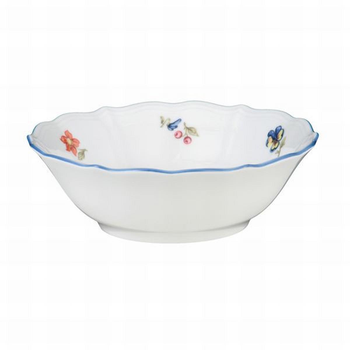 Dessertschale Porzellan Weiß/ Blau Sonate L/b: Ca. 15/15 Cm - Blau/Weiß, KONVENTIONELL, Keramik (15/15/5cm) - Seltmann Weiden