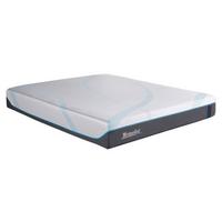 Taschenfederkernmatratze Memogel 120x200 Cm H3 H: 26 Cm - Blau/Weiß, Basics, Textil (120/200cm) - Livetastic