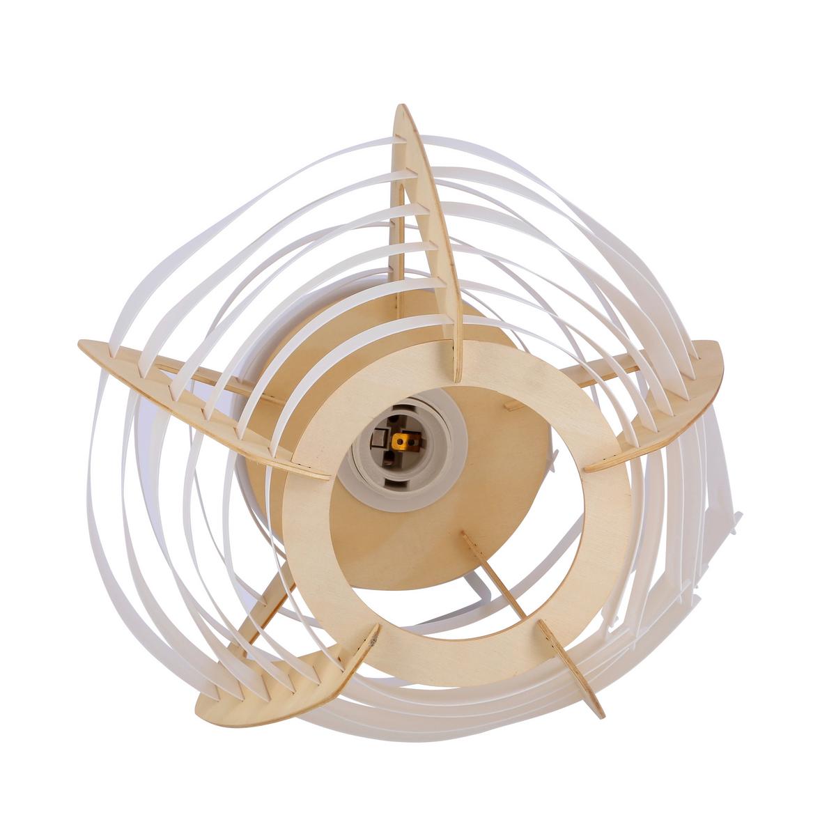 Tischleuchte 5050139 Nagoja - Beige/Goldfarben, KONVENTIONELL, Textil/Metall (27/27/27cm)