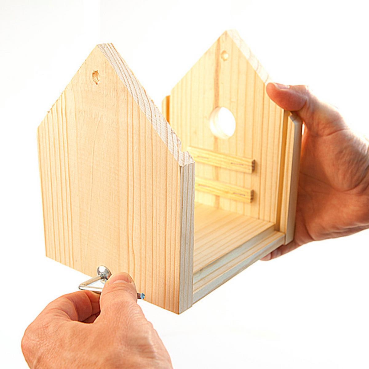 Vogelhaus Nistkasten-Bausatz Robin - Multicolor/Naturfarben, Basics, Holz (17/19/18cm)