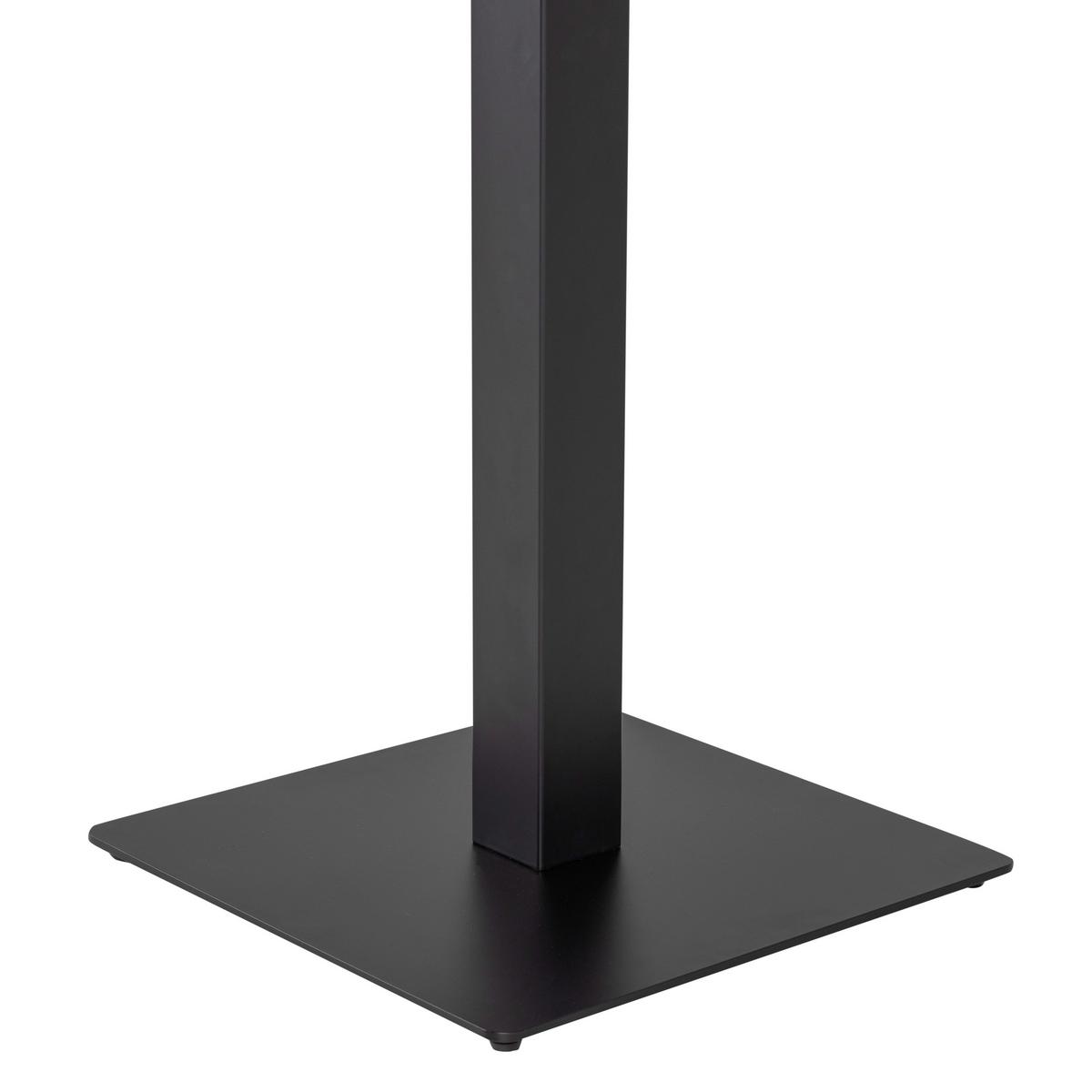 TISCHGESTELL Tablo Schwarz L: 50cm - Schwarz, MODERN, Metall (50/50/105cm) - Livetastic