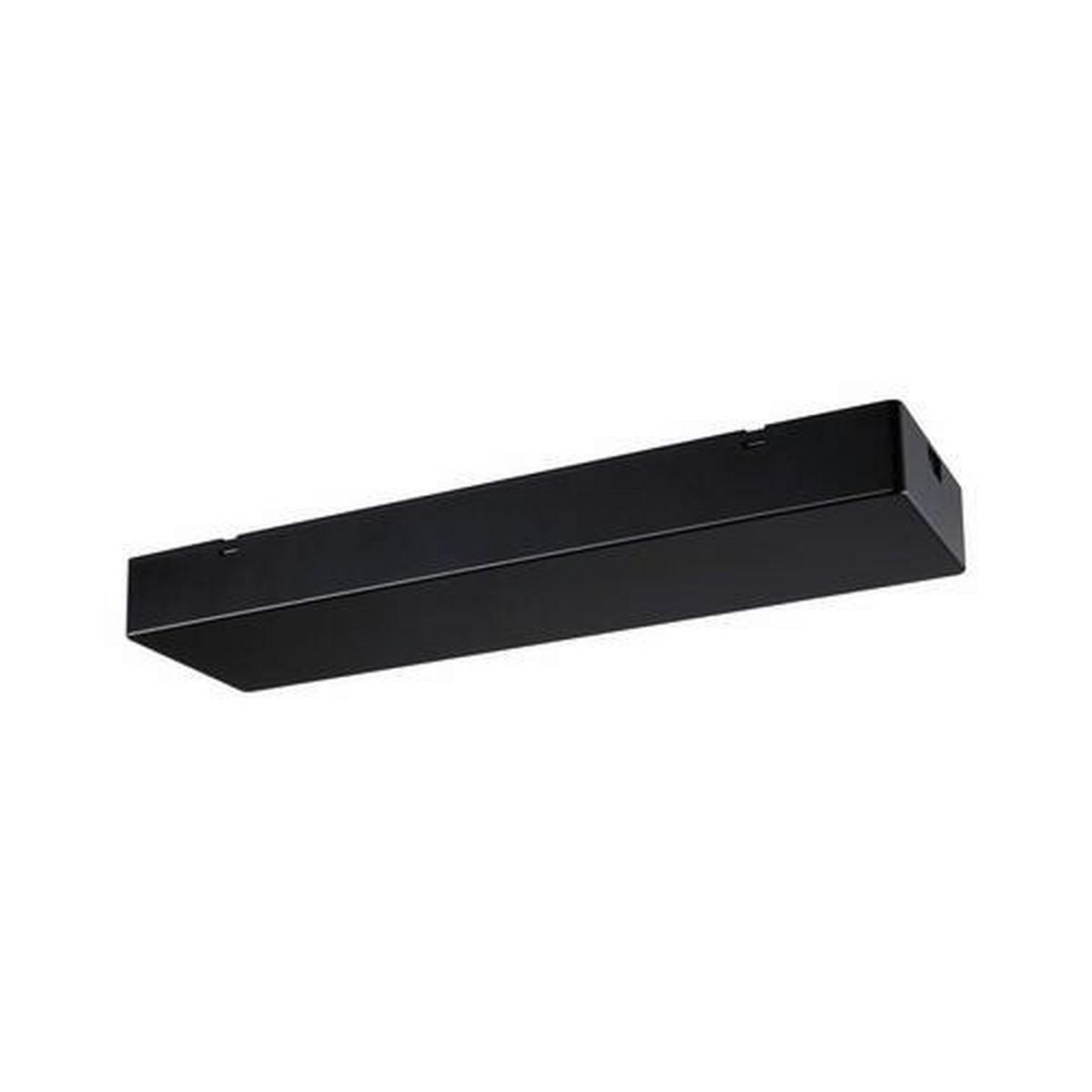 Schienensystem-einspeiser Linion Schwarz B: 10 Cm - Schwarz, Basics, Kunststoff (36,5/10/4cm) - Paulmann
