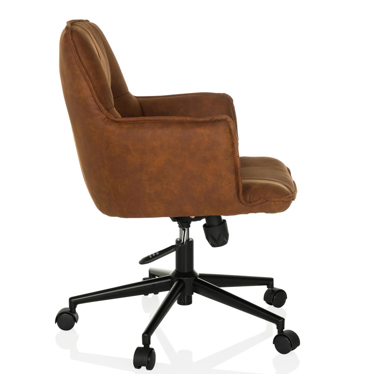 DREHSTUHL Braun B: 54 cm - Schwarz/Braun, MODERN, Kunststoff/Textil (54/85/70cm) - MID.YOU