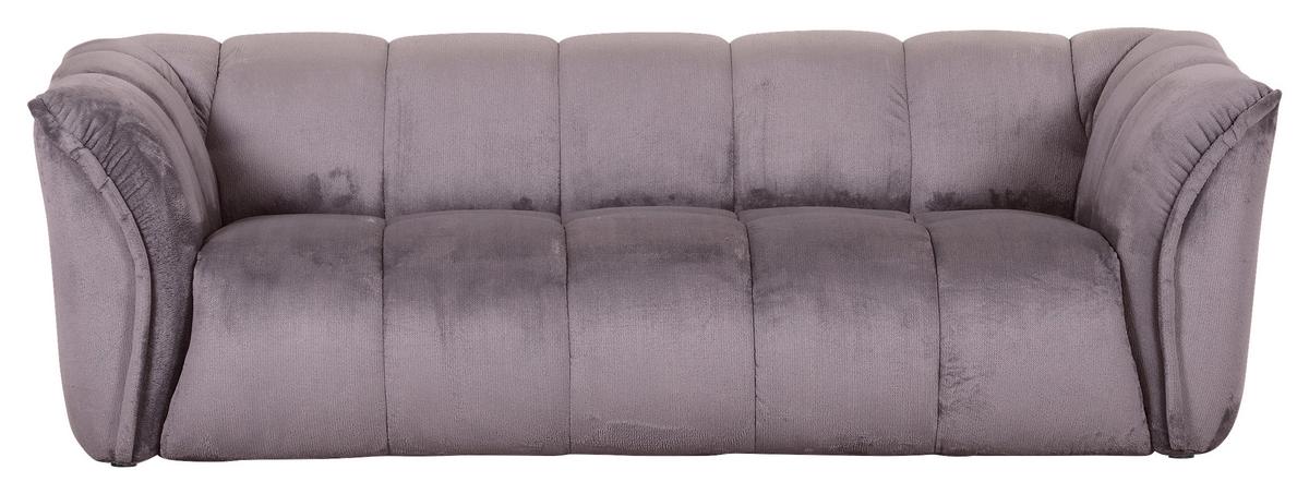 Bigsofa Sabea Grau B: 220 Cm - Schwarz/Grau, KONVENTIONELL, Textil (220/67/106cm) - MID.YOU