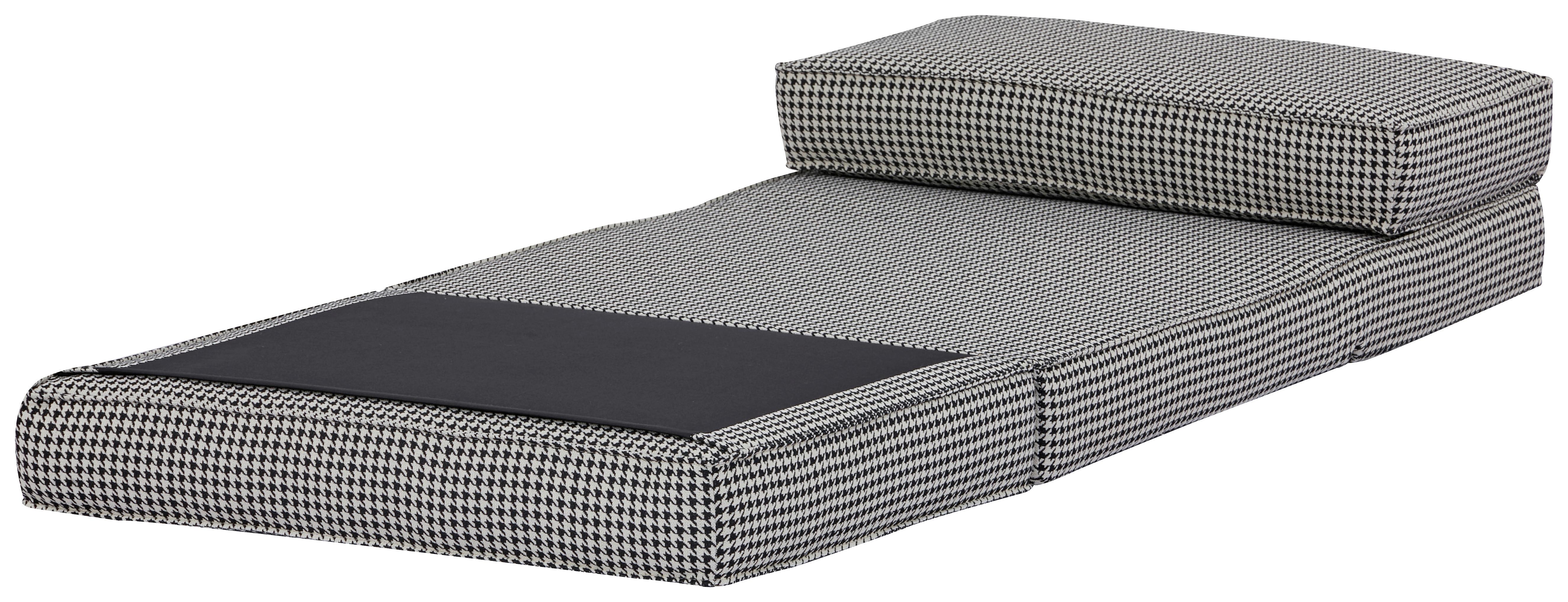 Schlafsessel Luc - Schwarz/Weiß, MODERN, Textil (74/61,5/80cm) - MID.YOU
