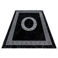 Webteppich Schwarz/Weiß Naturfaser Plus 80x150 cm - Schwarz/Weiß, Design, Textil (80/150cm) - Ayyildiz 