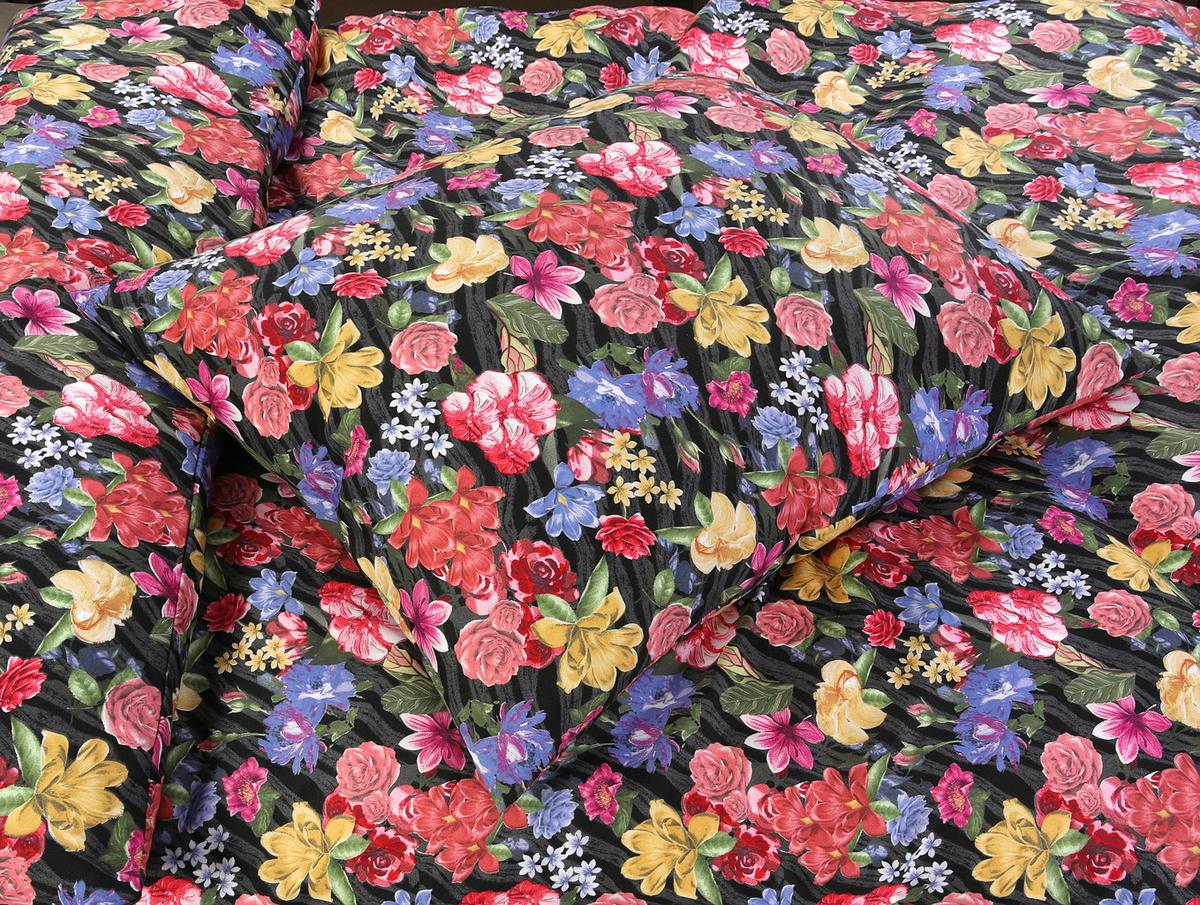 Ágyneműhuzat-garnitúra Paola - lila/sárga, Romantik / Landhaus, textil - James Wood