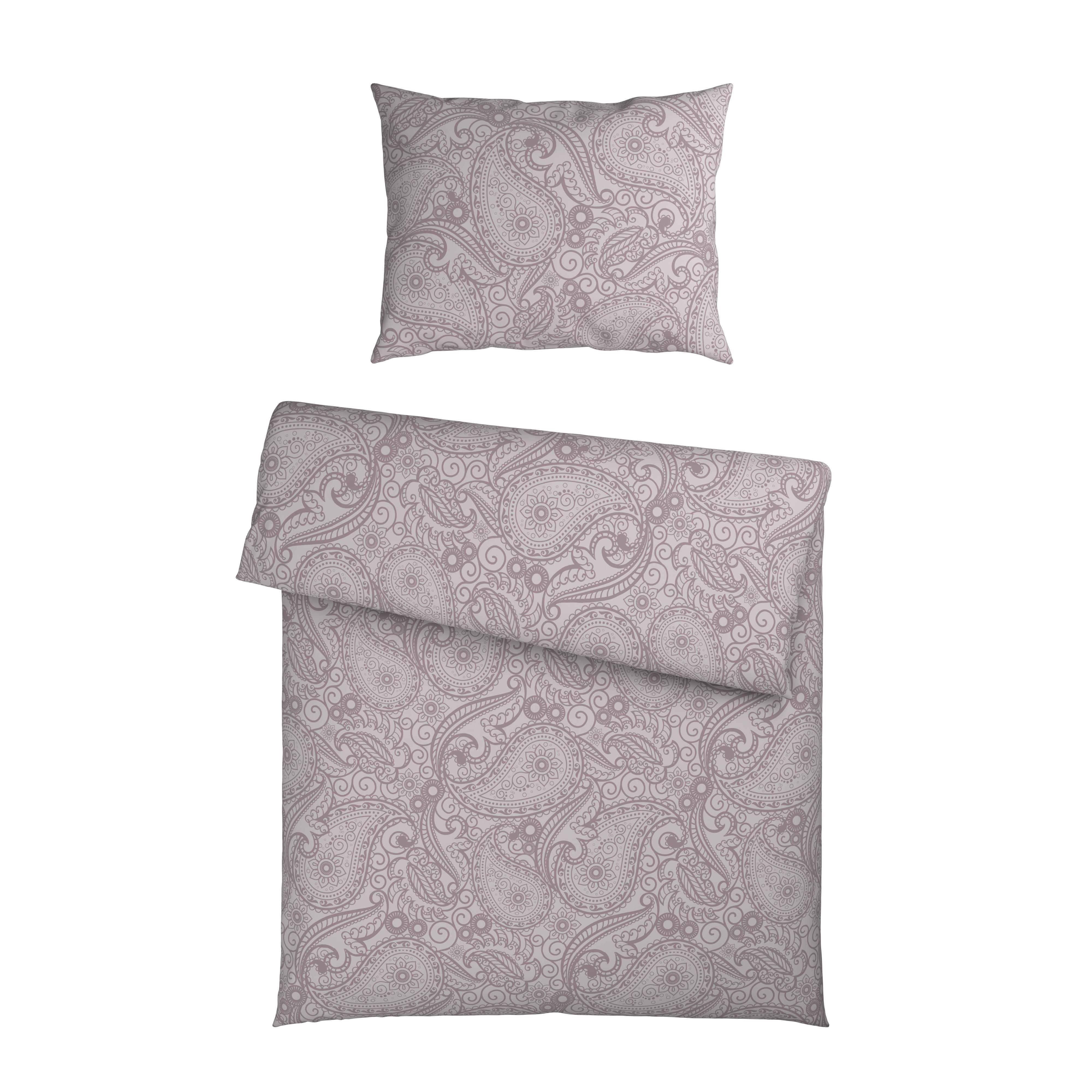 POSTEĽNÁ BIELIZEŇ PAISLEY - staroružová, textil (140/200cm) - Mömax