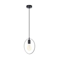 Hängeleuchte 49775_bedington - Schwarz, KONVENTIONELL, Metall (18/9,5/110cm) - Eglo