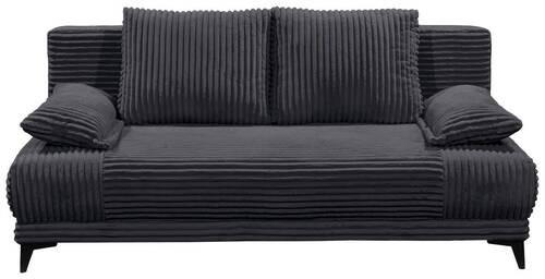Schlafsofa Sally Schwarz B: 211 cm - Schwarz, KONVENTIONELL, Textil (211/96/105cm) - MID.YOU