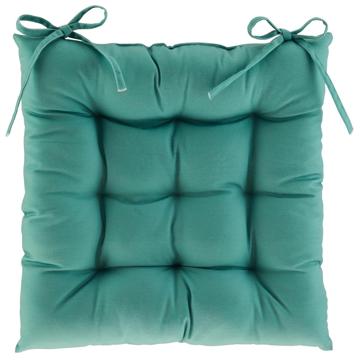Sitzkissen Nelly - Grün, MODERN, Textil (40/40/4cm) - Luca Bessoni