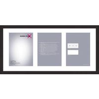 Rám na obrazy GITTA DUPLO - čierna, Basics, drevo (25,2/52,2/3,6cm) - Mömax