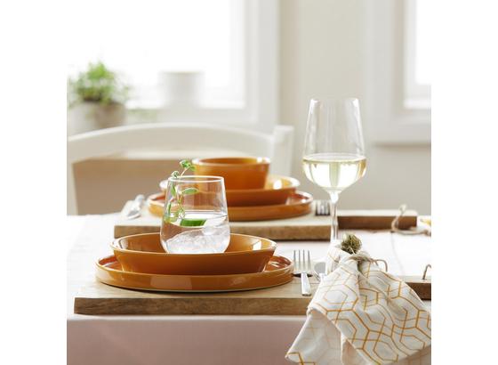 Plytký Tanier Merit - žltá, Moderný, keramika (25,5cm) - Premium Living Plytký Tanier Merit - žltá, Moderný, keramika (25,5cm) - Premium Living