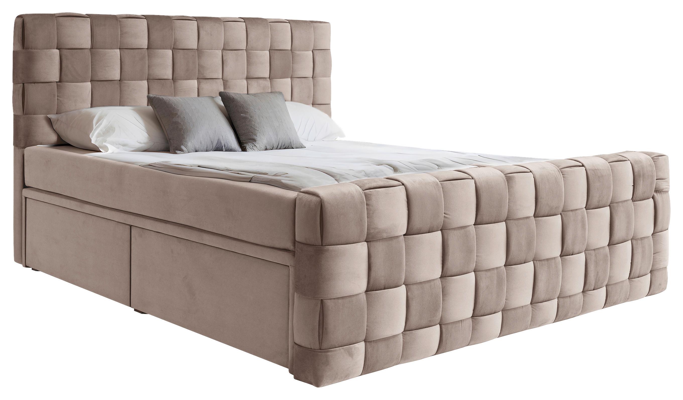 Boxbett Zante Beige 140x200 Cm - Beige, MODERN, Textil (140/200cm) - Livetastic