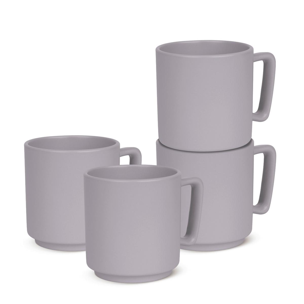 Kaffeebecherset 4-tlg. Taupe Collection - Taupe, Basics, Keramik (20/10,5/19,5cm)