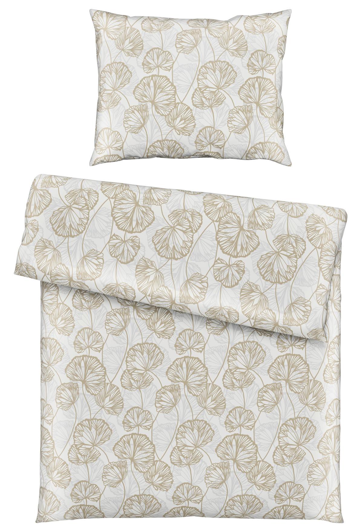 Povlečení Ethens, 70/90 140/200cm - béžová, textil (140/200cm) - Modern Living