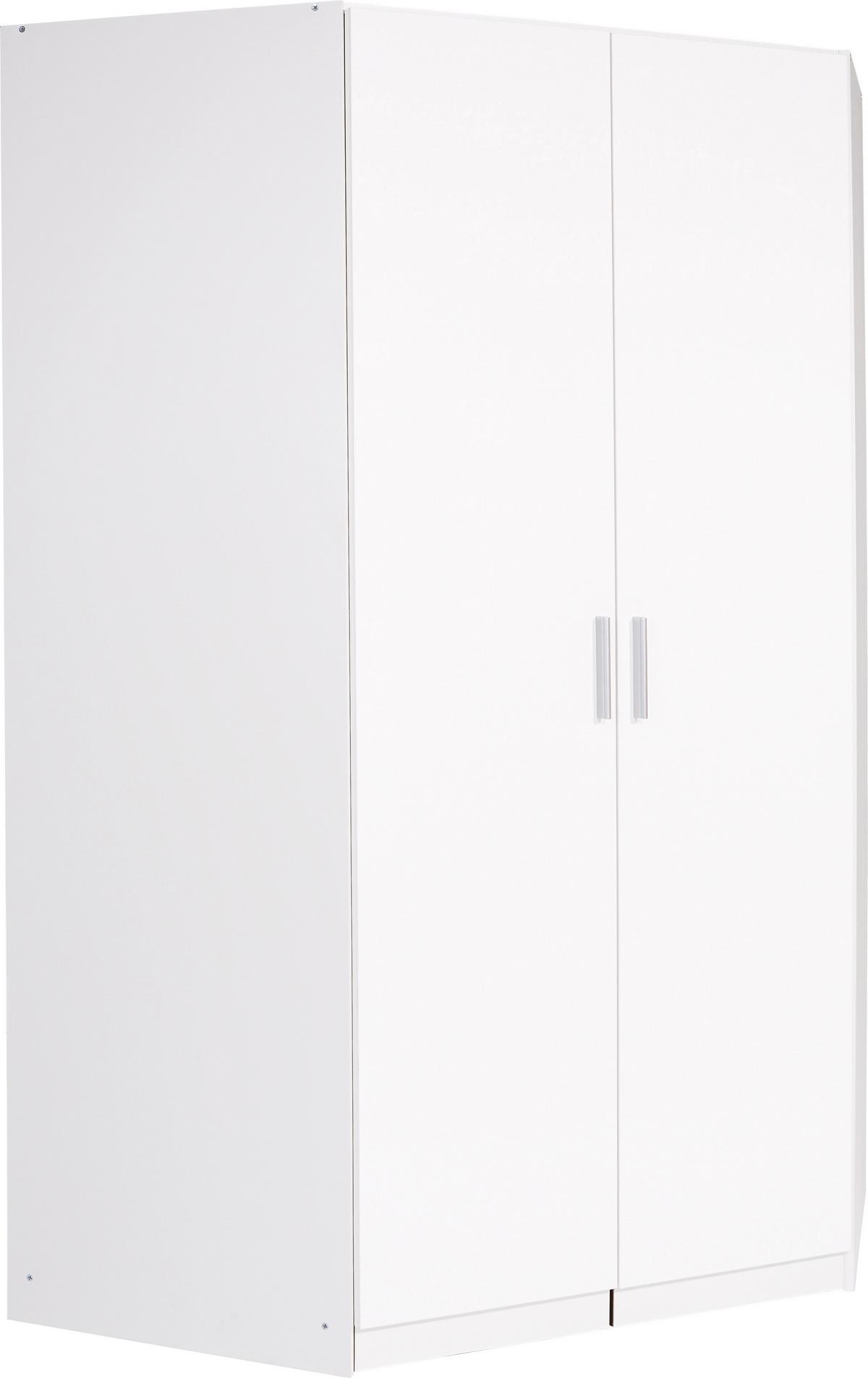 NADSTAVEC NA SKRIŇU CELLE - biela/biela s vysokým leskom, Modern, kompozitné drevo/plast (117/39/117cm)