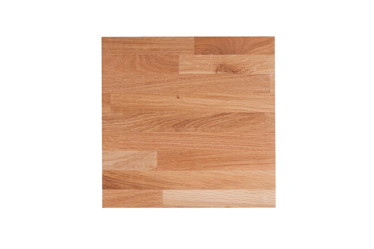 Gartenhocker Eichefarben Geölt - Eichefarben, Basics, Holz (30/60/30cm) - Gardenson