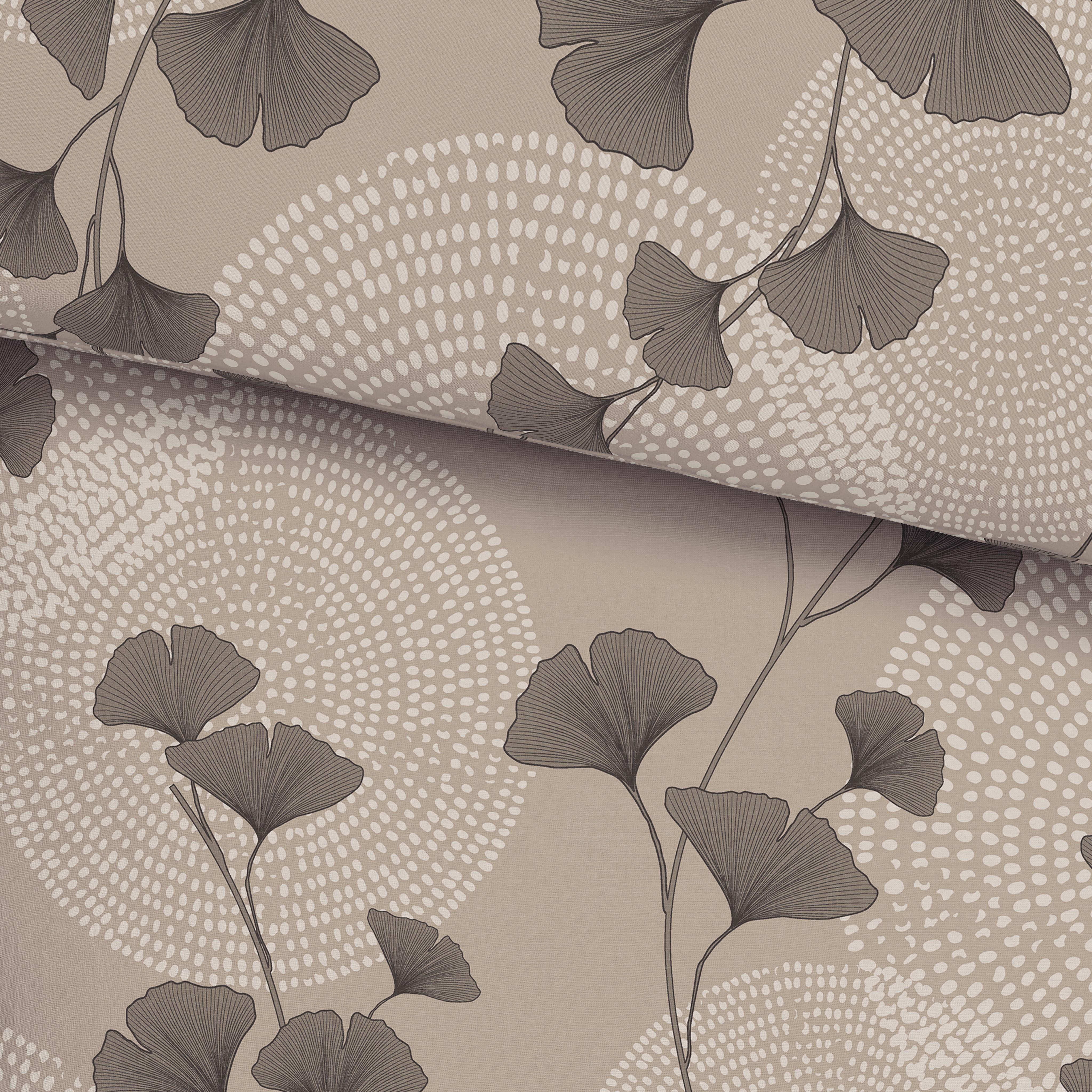 Bettwäsche 140x200 cm Kamila Renforce, Taupe - Taupe, ROMANTIK / LANDHAUS, Textil - James Wood