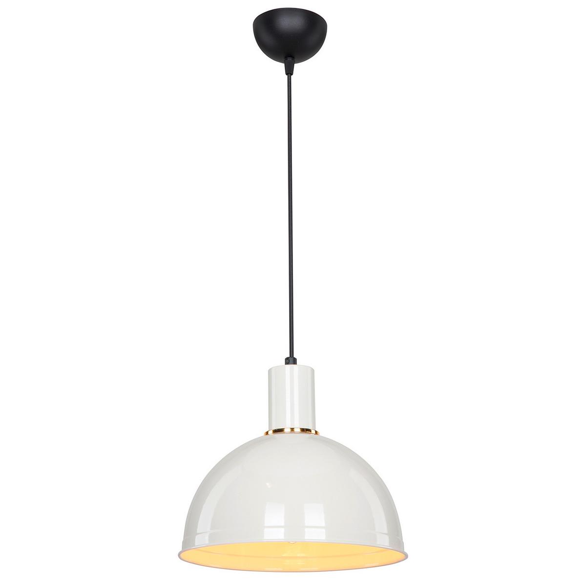 Hängeleuchte 1739/Sa - Goldfarben/Weiß, Basics, Metall (27/90cm)