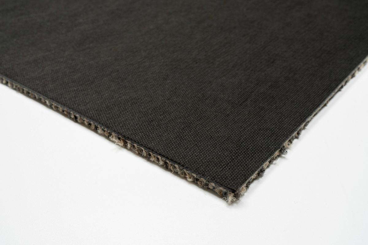 Teppichfliese Grau/Hellbraun Essential 50x50cm Florhöhe 3mm - Hellbraun/Grau, Basics, Textil (50/50cm)