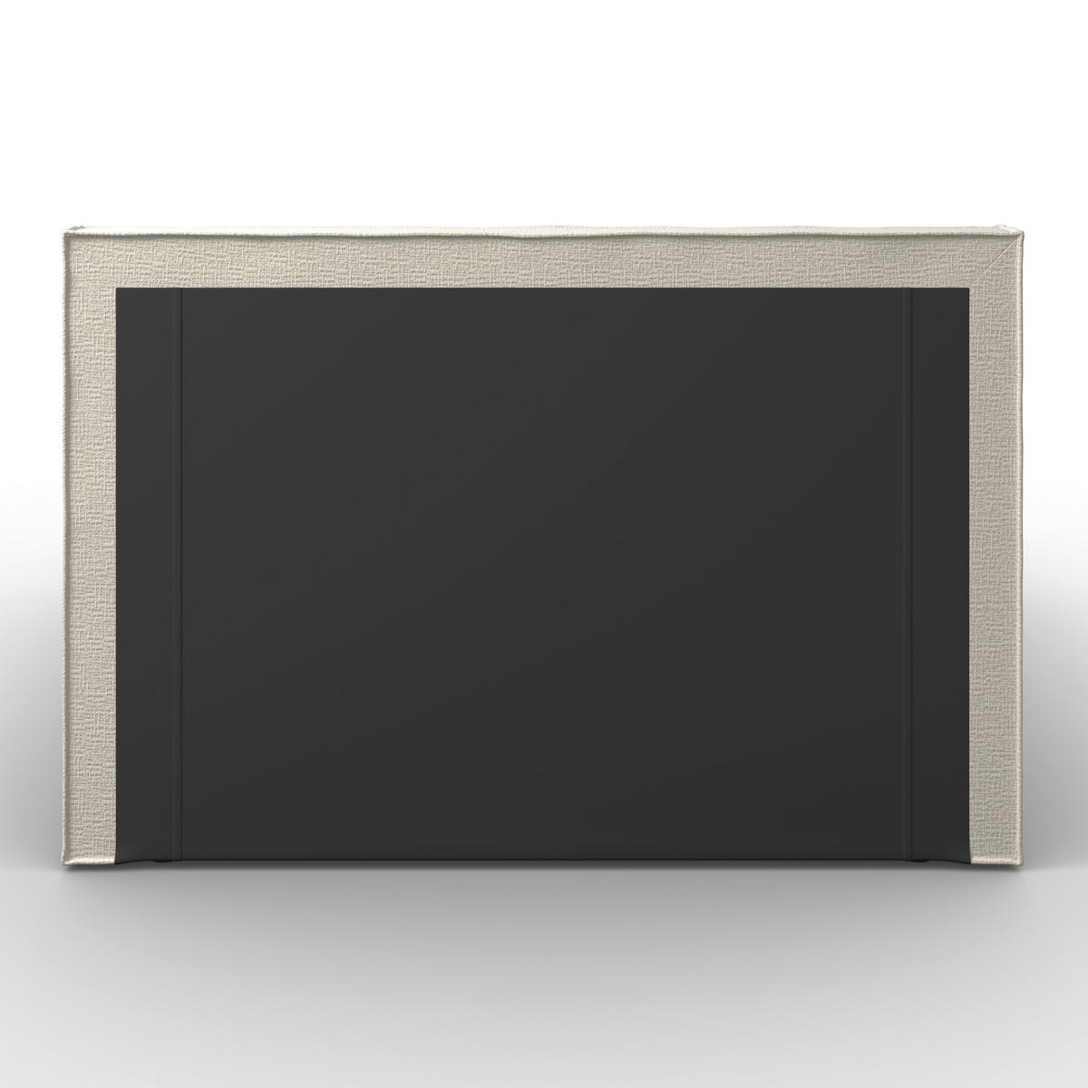 Boxspringová postel IMOLA 180x200, krémová - černá/krémová, Moderní, dřevo/textil (160/200cm) - Bessagi Home