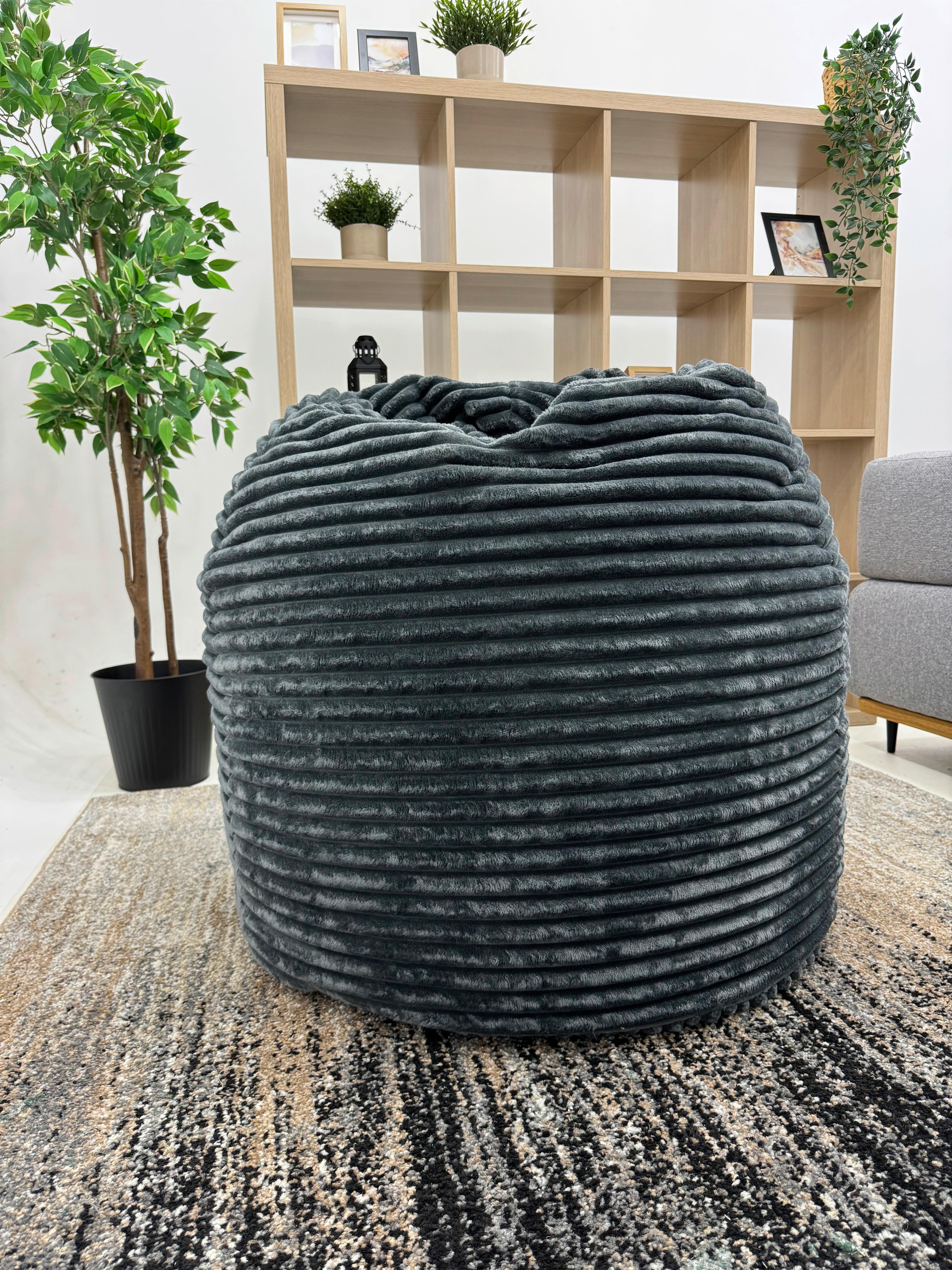 Sitzsack Buzzi Mega Grau - Grau, Basics, Textil (120/85/85cm) - Ondega