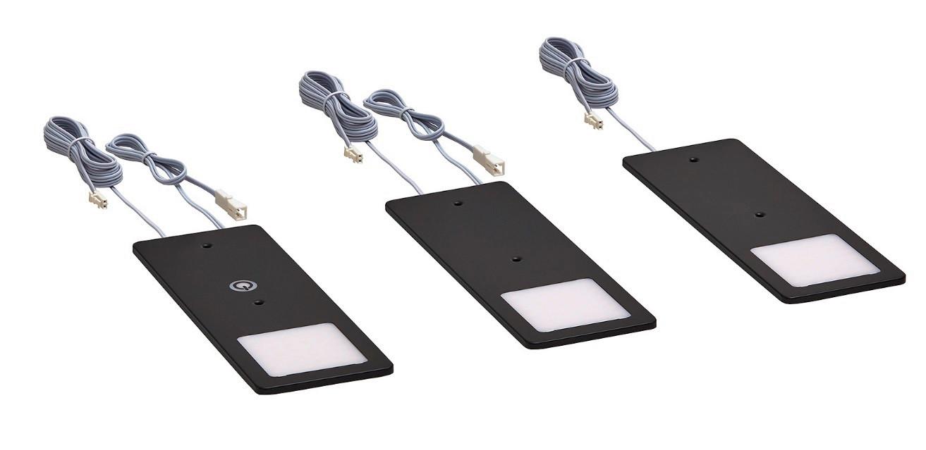 SADA PODVESNÝCH SVIETIDIEL MONA - čierna, Modern, plast (19/0,4/7cm) - Sistant