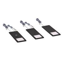 SADA PODVESNÝCH SVIETIDIEL MONA - čierna, Modern, plast (19/0,4/7cm) - Sistant