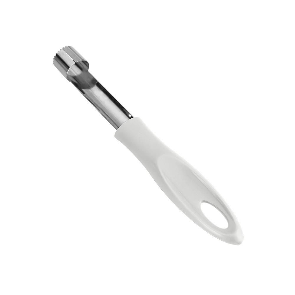 Apfelentkerner Mateo BxHxT: Ca, 2,8x20,3x2,1 cm - Edelstahlfarben/Weiß, Basics, Metall (2,8/20,3/2,1cm) - Metaltex
