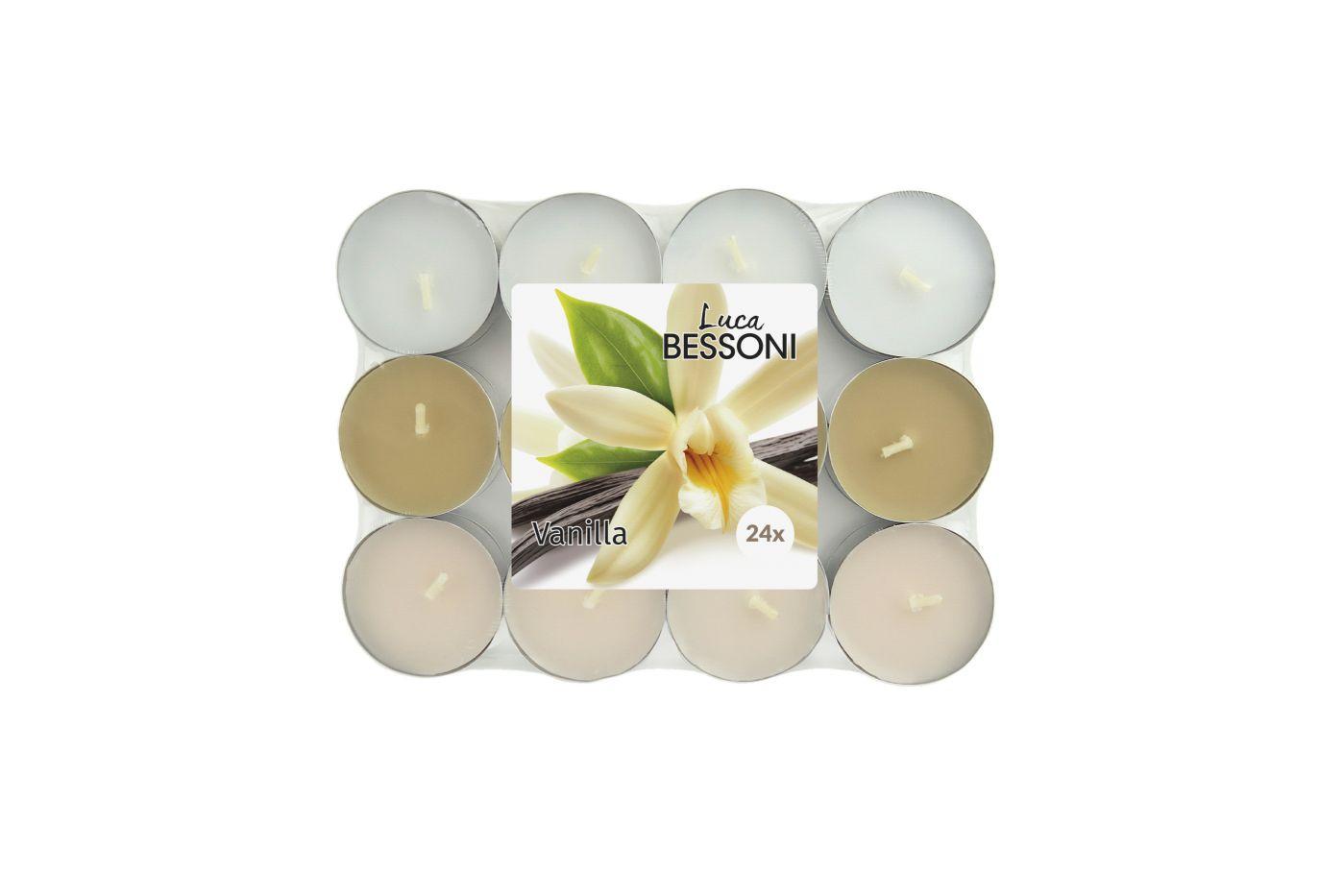 Teelichtset Mareike - Beige/Silberfarben, Basics, Naturmaterialien/Textil - Luca Bessoni