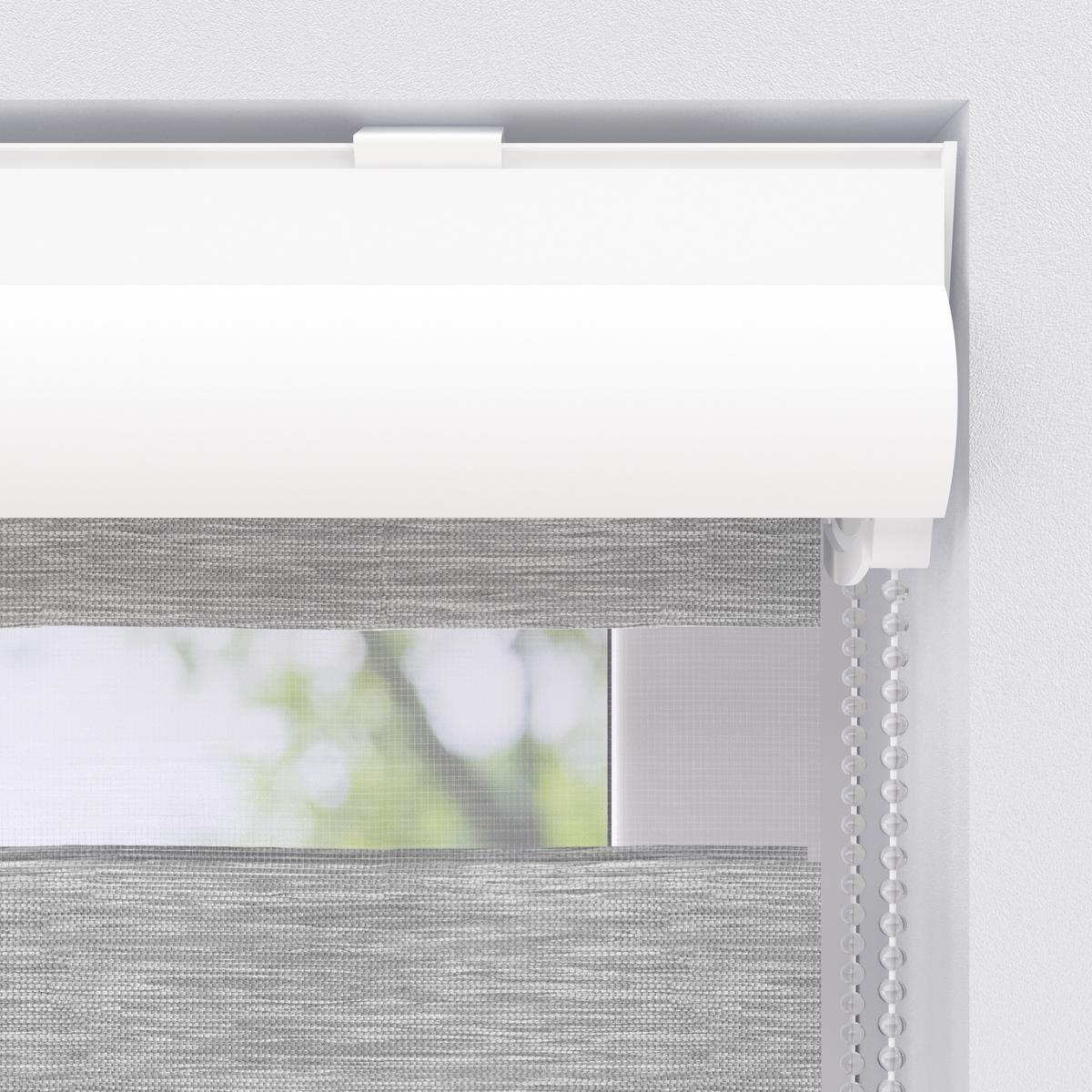 Doppelrollo 102981688 - Hellgrau, KONVENTIONELL, Kunststoff (100/175cm)